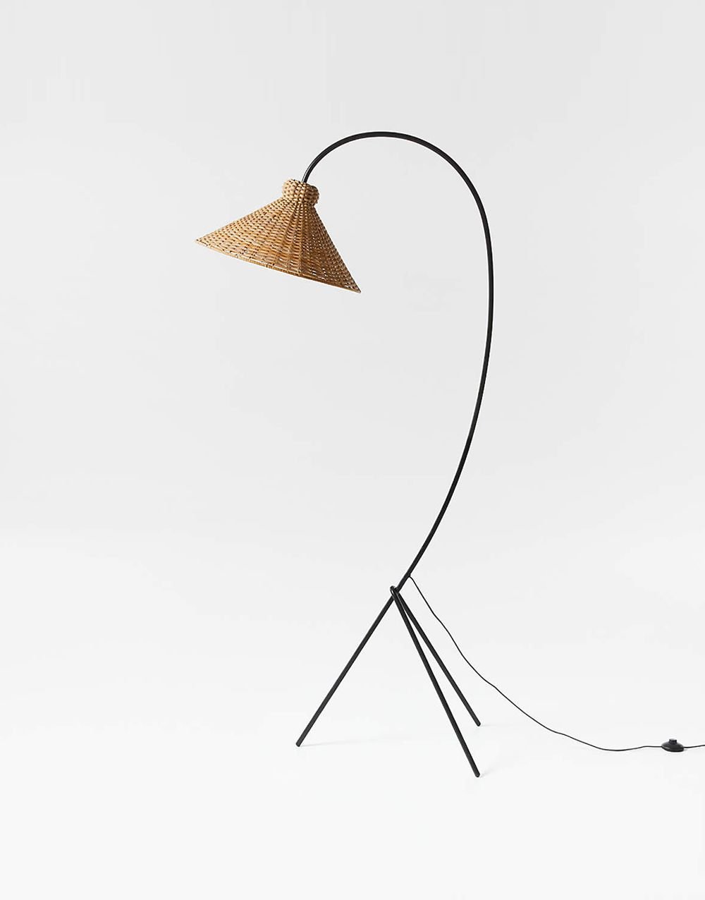 Floor Lamp With Polyester Shade - Image 4